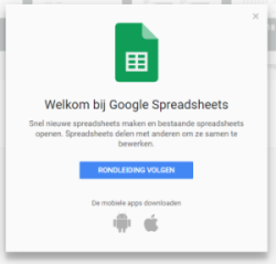 spreadsheets welcome